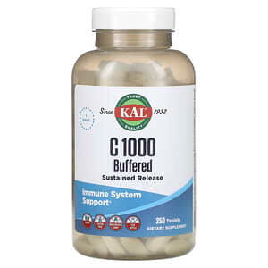 KAL, C 1000 Sustained Release, Buffered, 250 Tablets