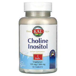 KAL, Choline Inositol, 90 Tablets