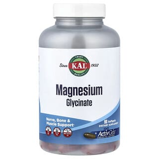KAL, Glycinát hořečnatý, 90 měkkých kapslí (105 mg na měkkou kapsli)