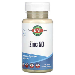 KAL, Zinc 50, 60 comprimidos