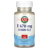 E, 670 мг (1000 МЕ), 30 мягких таблеток