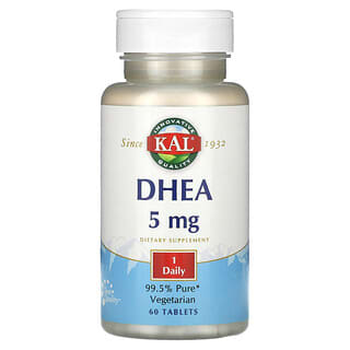 KAL, DHEA, 5 mg, 60 comprimidos
