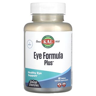 KAL, Eye Formula Plus, Soutien pour la santé des yeux, 60 comprimés