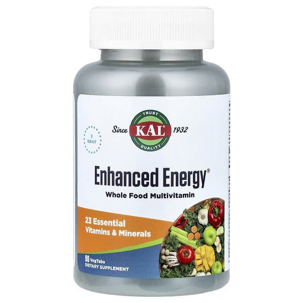 Enhanced Energy®, Whole Food Multivitamin, 90 VegTabs
