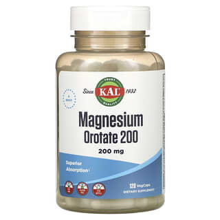 KAL, Magnesium Orotate 200, 50 mg, 120 Vegcaps