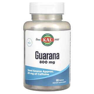 KAL, Guarana, 800 mg, 120 tabletek