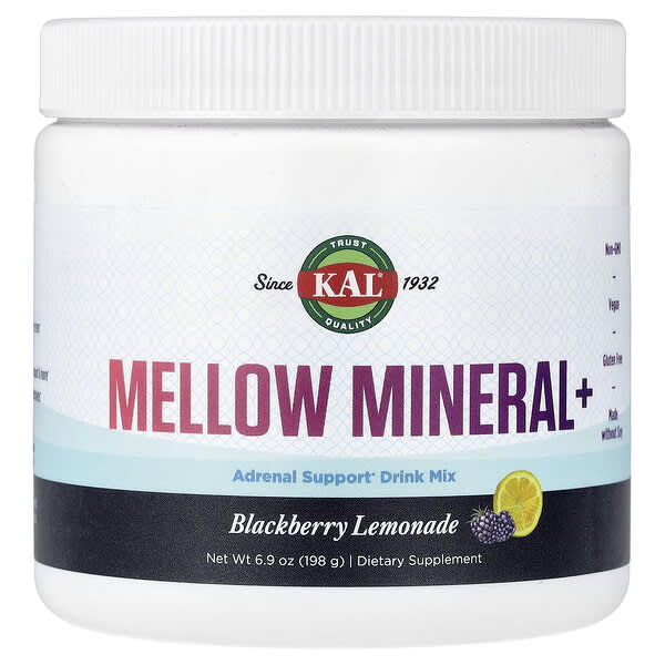 KAL Mellow Mineral+, Blackberry Lemonade, 6.9 oz (198 g)