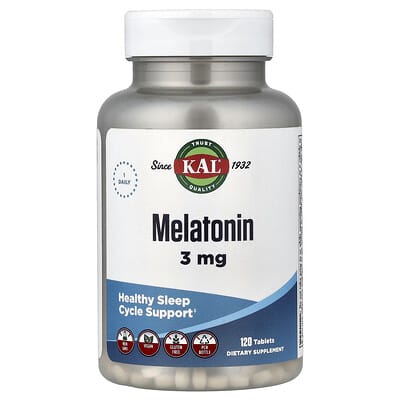 KAL, Melatonin, 120 Tablets