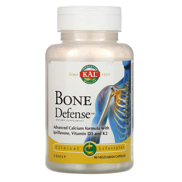 KAL, Bone Defense, 90 Vegetarian Capsules