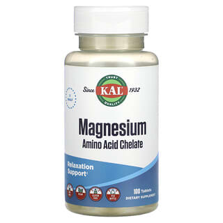 KAL, Chelat aminokwasowy magnezu, 100 tabletek