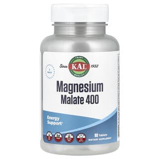 KAL, Magnesium Malate 400, Magnesiummalat, 90 Tabletten