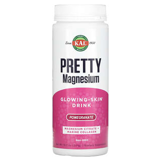 KAL‏, Pretty Magnesium, Glowing-Skin Drink, Pomegranate, ‏301 גרם
