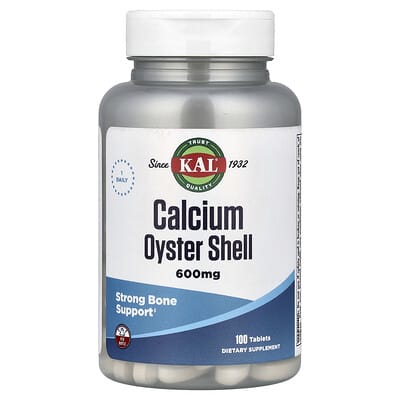 KAL, Calcium Orthocarpus, 600 mg, 100 Tablets