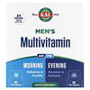 Multivitamines pour hommes, Matin et soir, Paquet de 2, 60 comprimés chacun