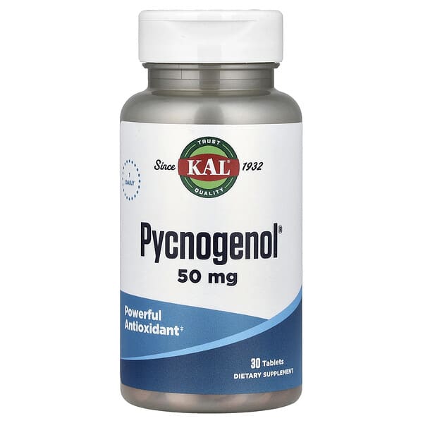 Pycnogenolv, 50 mg, 30 Tablets