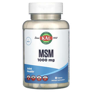 KAL, МСМ, 1000 мг, 80 таблеток