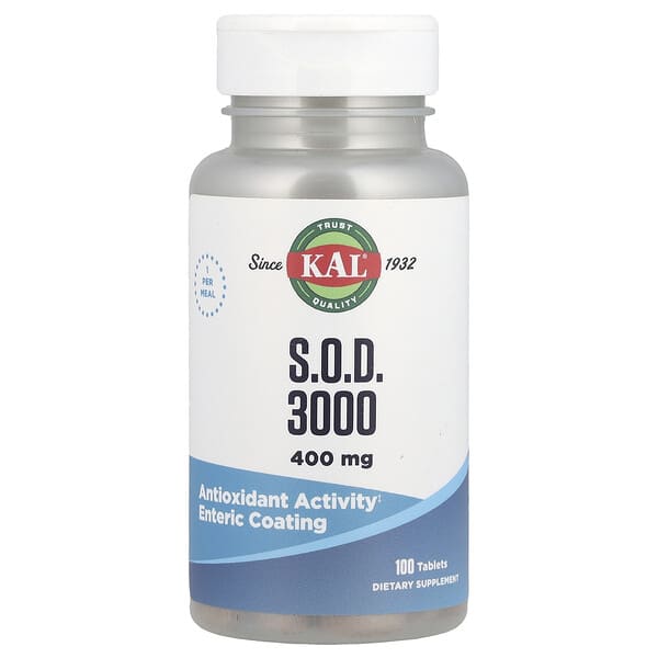 S.O.D. 3000, 400 mg, 100 Tablets