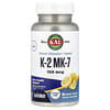 KAL, K-2 MK-7, Limão Natural, 100 mcg, 30 Microcomprimidos