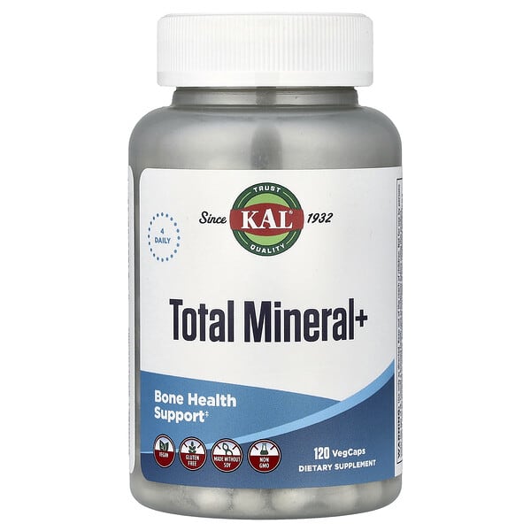 KAL, Toplam Mineral+, 120 Bitkisel Kapsül