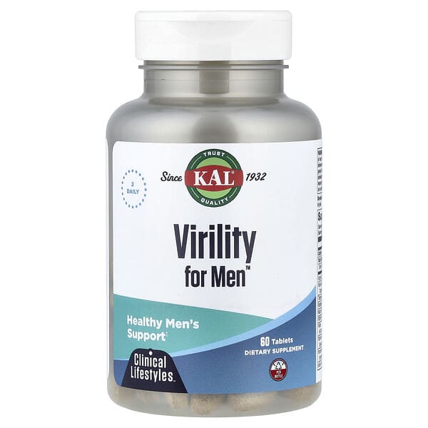 KAL, Virility for Men™, 60 comprimidos