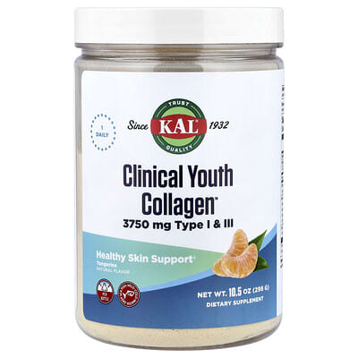 KAL, Clinical Youth Collagen™, Tangerine, 10.5 oz (298 g)