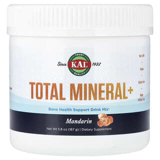 KAL, Total Mineral+, Mandarina, 167 g (5,8 oz)
