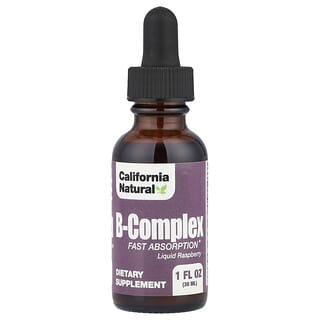 California Natural, Complexo B, Framboesa, 30 ml (1 oz)