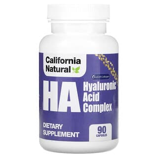 California Natural, HA, Complejo de ácido hialurónico, 90 cápsulas