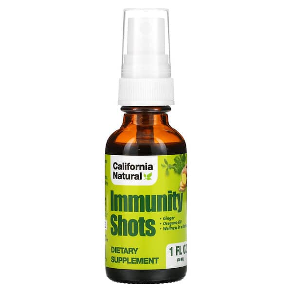 California Natural, Immunity Shots 免疫幫助噴霧，1 盎司（30 毫升）