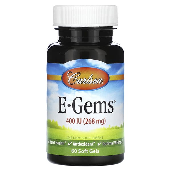 E-Gems®, 400 IU (268 mg), 60 Soft Gels