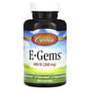 E Gems, 400 UI (268 mg), 200 capsules à enveloppe molle