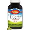 E·Gems, натуральный витамин Е, 100 МЕ, 250 капсул