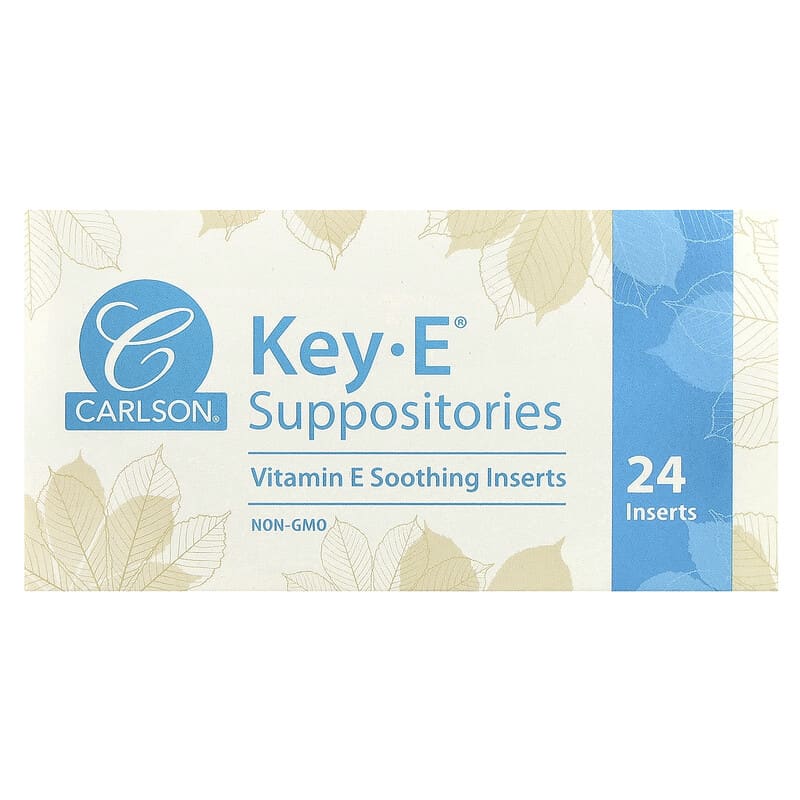 Key-E Suppositories, 24 Inserts Key-E Suppositories, 24 Inserts