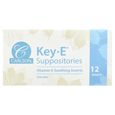 Carlson, Key-E&reg; Suppositories, 12 Inserts