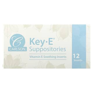 Carlson, Key-E Suppositories, 12 Inserts