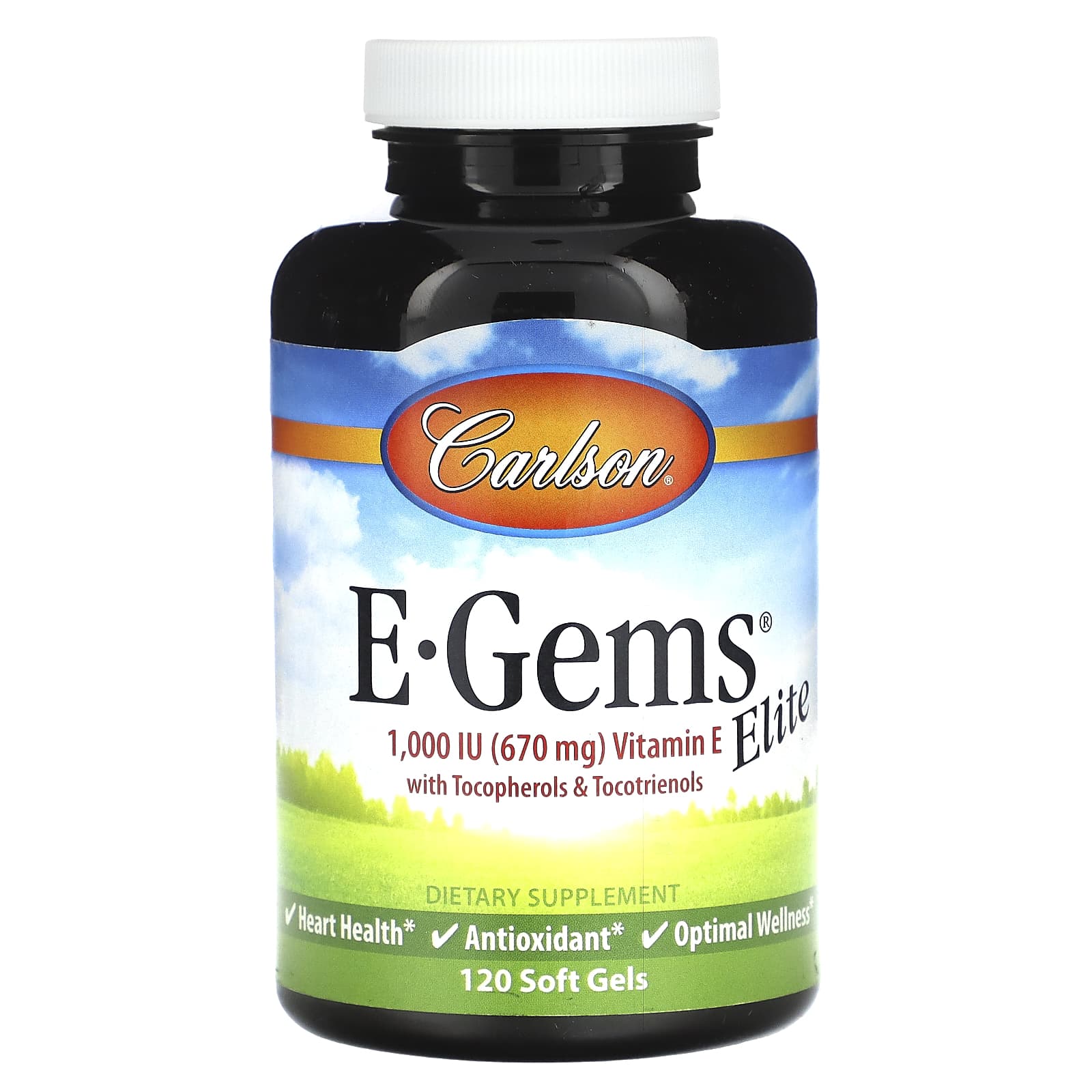 Carlson E-Gems Elite Vitamin E Supplement