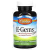 E-Gems Elite, Vitamina E com Tocoferóis e Tocotrienóis, 670 mg (1.000 UI), 60 Cápsulas Softgel