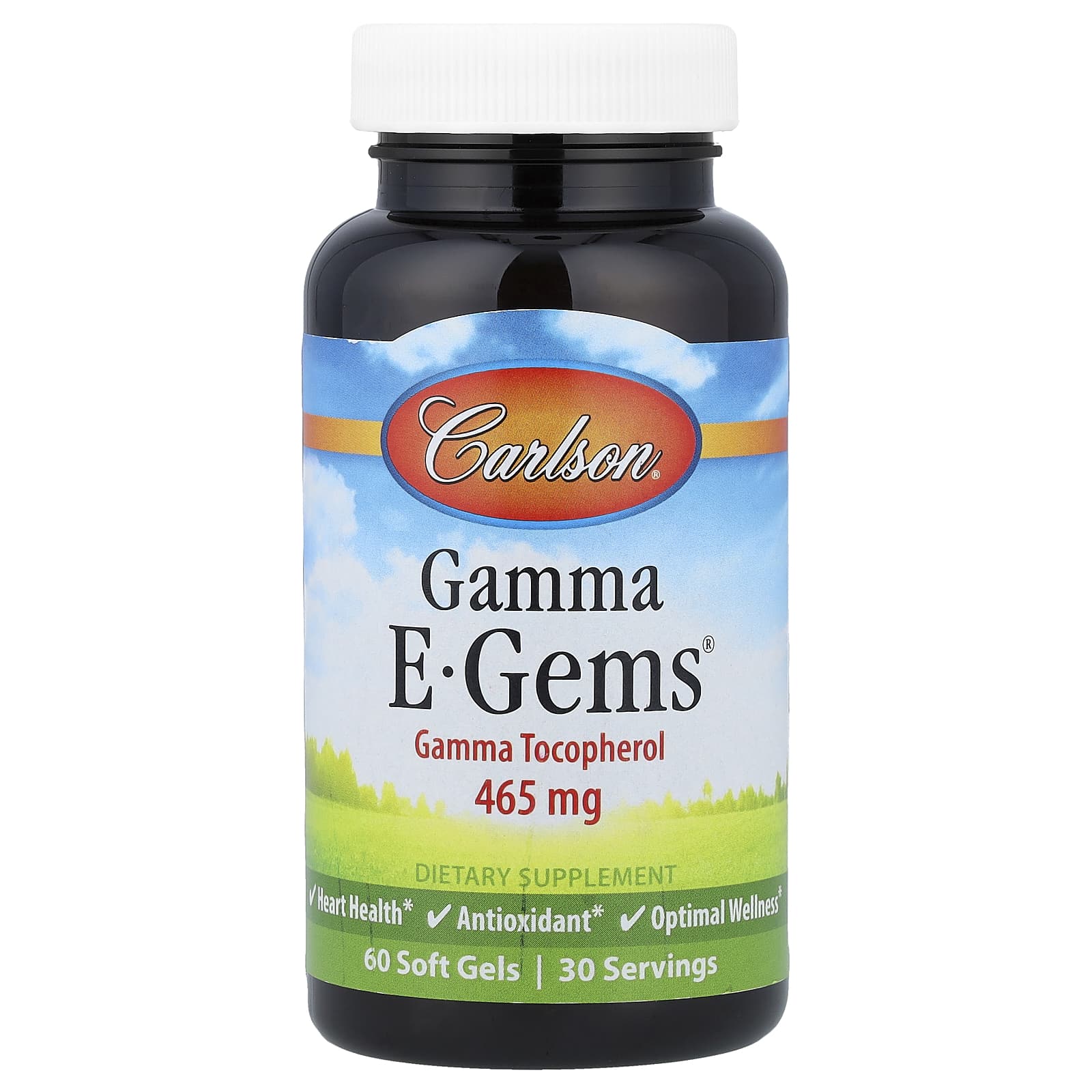 Carlson, Gamma E-Gems®, 60 капсул