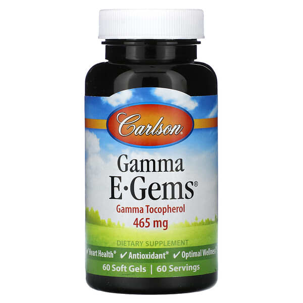 Carlson, Gamma E-Gems®, 소프트젤 60정