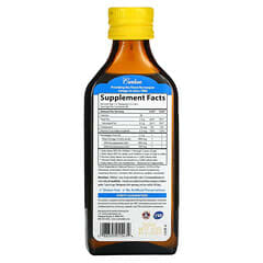Carlson, Kid's Norwegian, The Very Finest Fish Oil, Natürliche Zitrone, 800 mg, 200 ml 6,7 fl. oz.