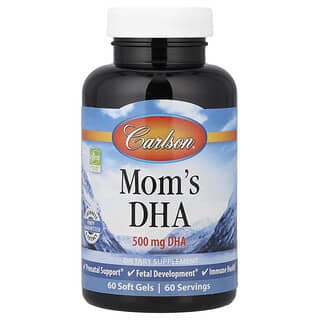 Carlson, Mors DHA, 500 mg, 60 myke geler