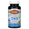 DHA masticable para niños, Naranja explosiva, 100 mg, 60 cápsulas blandas