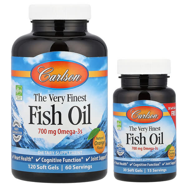The Very Finest Fish Oil, Natural Orange, 150 Soft Gels