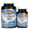 EcoSmart DHA, naturalna cytryna, 500 mg, 60 kapsułek miękkich + 20 kapsułek miękkich