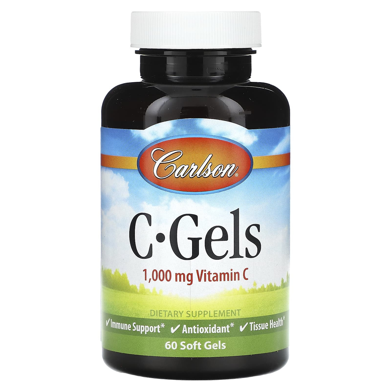 Carlson, CGels, Vitamin C, 1,000 mg, 60 Soft Gels