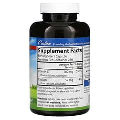 Carlson, Mild-C, 500 mg, 250 Kapseln