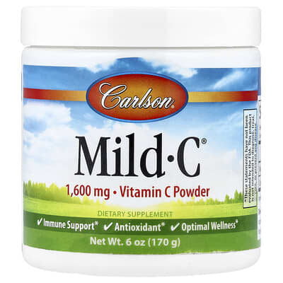 Carlson, Mild-C®, Vitamin C Powder, 6 oz (170 g)