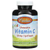 Vitamina C masticable para niños, Mandarina natural, 250 mg, 120 comprimidos vegetales