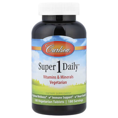 Carlson, Super 1 Daily®, 180 Vegetarian Chips