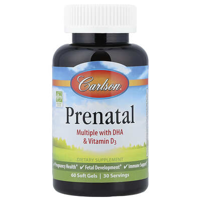 Carlson, Prenatal Nutrition, 60 Softgels